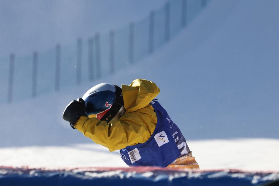 [图]大跳台全国杯云顶站 苏翊鸣小组第一晋级决赛